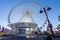 Downtown Niagara Falls City Clifton Hill amusement area. Skywheel ferris wheel. Niagara Falls, Ontario, Canada