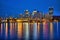 Downtown Pittsburgh, Pennsylvania at twilight