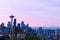 Downtown Seattle Sunrise Cityscape