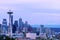 Downtown Seattle Sunrise Cityscape