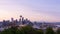 Downtown Seattle Sunrise Cityscape