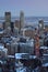 Downtown skyline montreal at dusk