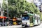 Downtown Street and train ,melbourne