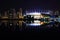 Downtown Vancouver Night Reflections, False Creek