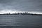 Downtown Vancouver under a cloudy sky.   BC