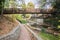 Downtown walk along the San Luis Obispo creek, San Luis Obispo, California