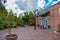 Downtown Wauchula Florida, Main Street, Old Florida Architecture with a vibrant dramatic sky, Brick Building , Royalty Free Stock