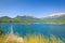 Doxa lake and Ziria mountains