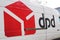 Dpd logo and brand on parcel delivery van