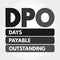 DPO - Days Payable Outstanding acronym