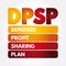 DPSP - Deferred Profit Sharing Plan acronym, business concept background