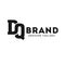 DQ letter monogram strong and bold logo