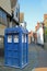 Dr who tardis in kent country lane