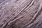 Drab Brown Yarn Texture Close Up