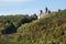 Drachenfels castle in the sun