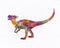 Dracorex dinosaur in watercolor