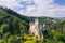 Dracula castle on the high cliffs, Bran, Transylvania, Romania, Europe