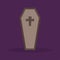 Dracula coffin icon