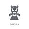 Dracula icon. Trendy Dracula logo concept on white background fr