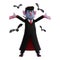 Dracula Vampire 3D Cartoon Picture playing with bats