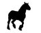 Draft Horse Silhouette 