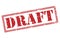 Draft red stamp