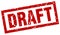 Draft stamp