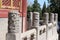 Dragon barriers in Forbidden City in Beijing
