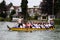 Dragon boat festival on lake zurich