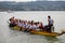 Dragon boat festival on lake zurich