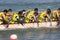 Dragon Boat Race Action (Blurred)