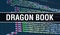 Dragon book concept illustration using code for developing programs and app. Dragon book website code with colourful tags in