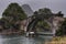 Dragon Bridge over Yulong River, Yangshuo, Guilin, Guangxi Province, China.