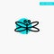 Dragon, Dragonfly, Dragons, Fly, Spring turquoise highlight circle point Vector icon