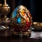 Dragon Egg Jewel. Precious Dragon Egg. Ornate Dragon Egg Jewelry.