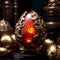 Dragon Egg Jewel. Precious Dragon Egg. Ornate Dragon Egg Jewelry.