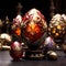 Dragon Egg Sculpture. Mythical Egg Artwork. Mythical Beast Egg Sculpture.