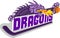 Dragon Fire Hockey Stick Basketball Retro