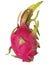 Dragon fruit colorful isolated on white background