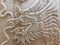 Dragon gold Chinese year new sign symbols religion powers leader carving