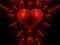 Dragon heart, Valentine\'s day motive