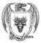 Dragon Heraldic Crest Coat of Arms Emblem Shield