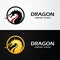 Dragon logo vector