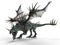 Dragon Race: Spike Dragon. 3D Illustration