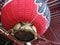 Dragon shaped engraving at the bottom of the giant red lantern at Sensoji Temple, Tokyo