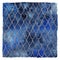 Dragon skin scales blue sapphire silver vector pattern texture background