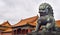 Dragon statue inside the forbidden city in Beijing, Vietnam