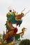Dragon statue on pillar