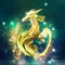 Dragon zodiac sign, horoscope, astrology, astrology illustration AI Generated