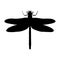 Dragonfly Anisoptera Silhouette Vector Found In Map Of Worldwide